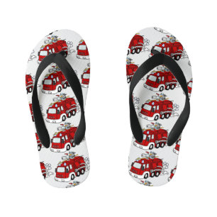 Niedlicher Cartoon Brandschutz Brandschutz Brandsc Kinderbadesandalen