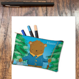 Niedlicher Cartoon Brauner Bär Kid Pencil Poul Zubehörtasche