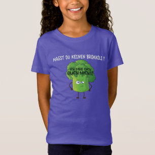 Niedlicher Cartoon Broccoli Sie mögen kein Broccol T-Shirt