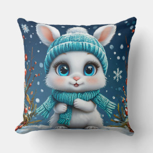 Niedlicher Cartoon Bunny Kissen