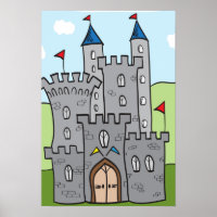 Niedlicher Cartoon Burg