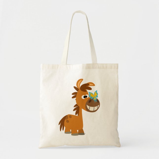 Niedlicher Cartoon Butterfly Pony Bag Tragetasche (Vorne)