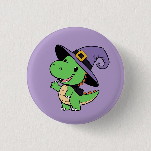 niedlicher Cartoon Button (Vorderseite)
