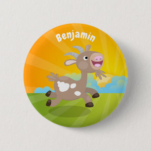 Niedlicher Cartoon Button