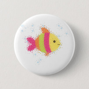 Niedlicher Cartoon Button