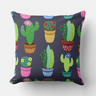 Niedlicher Cartoon Cactus Pattern Kissen