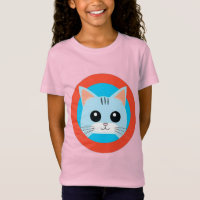 Niedlicher Cartoon Cat Face