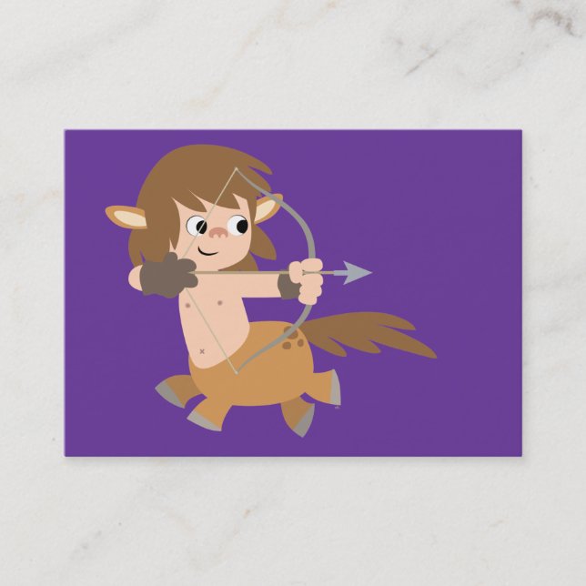 Niedlicher Cartoon Centaur ACEO - Visitenkarte (Vorderseite)