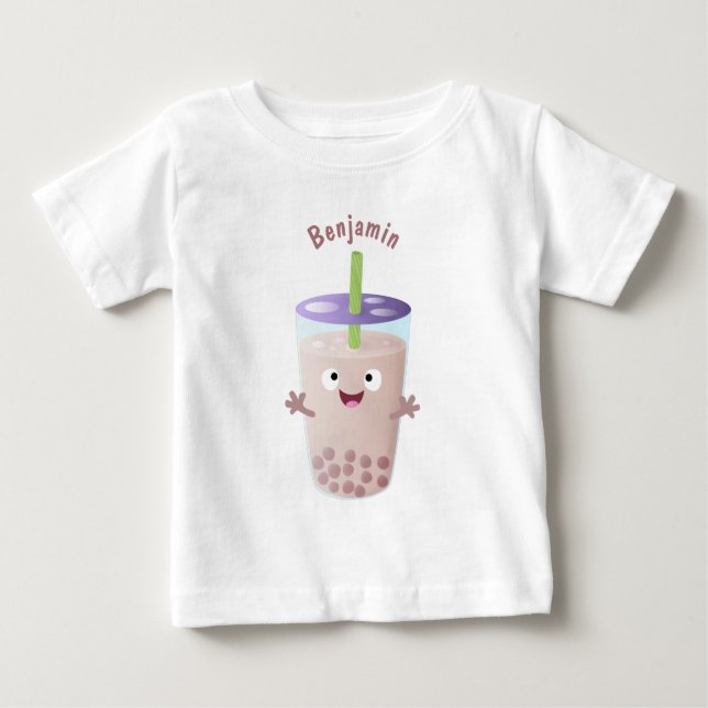 Niedlicher Cartoon-Charakter Baby T-shirt (Vorderseite)