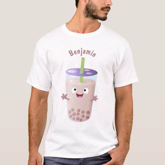 Niedlicher Cartoon-Charakter T-Shirt (Vorderseite)