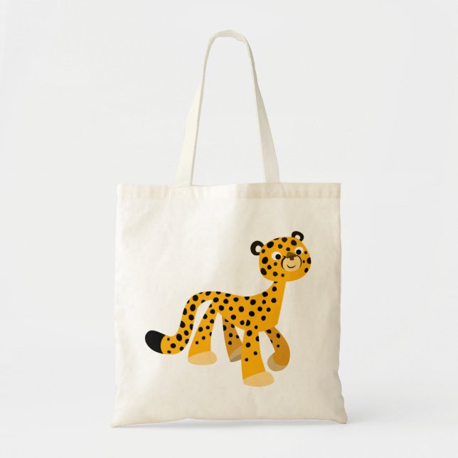 Niedlicher Cartoon Cheetah Bag Tragetasche (Vorne)