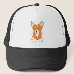 Niedlicher Cartoon Corgi Truckerkappe