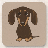Niedlicher Cartoon-Dackel-Hund der