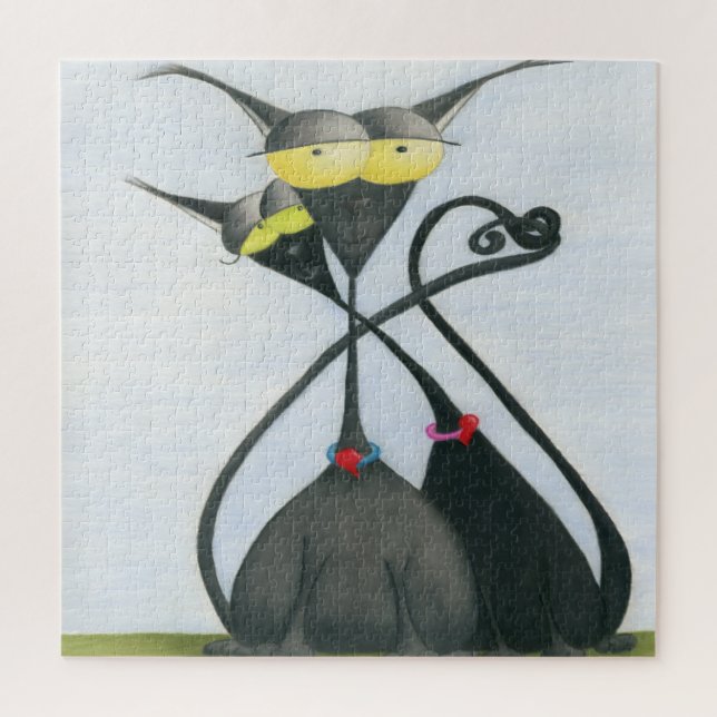 Niedlicher Cartoon der Katze (Vertikal)