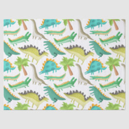 Niedlicher Cartoon Dinosaur Decoupage Seidenpapier