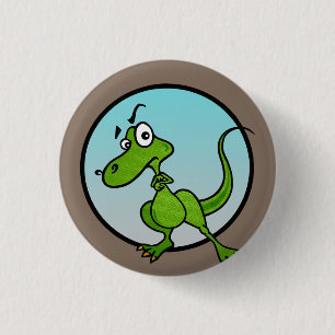 NIEDLICHER CARTOON DINOSAUR RUNDSCHALTER BUTTON