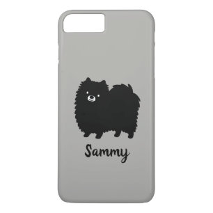 Niedlicher Cartoon-Dog für Schwarzen Spitz Case-Mate iPhone Hülle