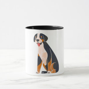 Niedlicher Cartoon Dog Kaffee Tasse