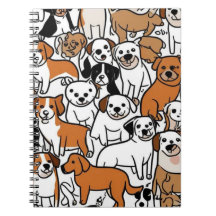 Niedlicher Cartoon Dog Musterrechner