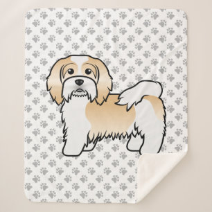Niedlicher Cartoon Dog Sherpadecke