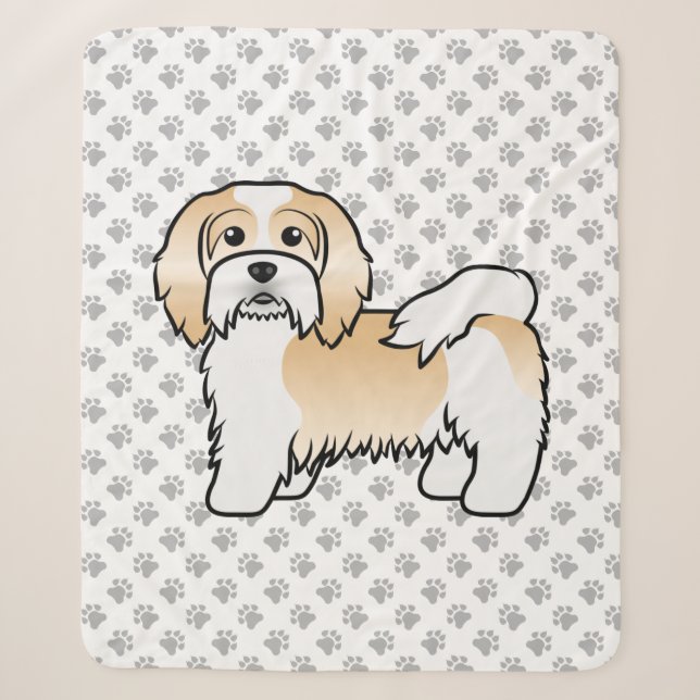 Niedlicher Cartoon Dog Sherpadecke (Vorderseite)