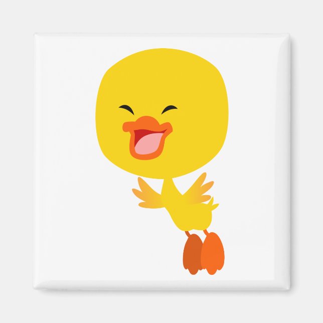 Niedlicher Cartoon Duckling Magnet (Vorne)