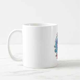 Niedlicher Cartoon Einhorn 4 Kaffeetasse