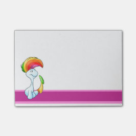 Niedlicher Cartoon Einhornpfosten Post-it Klebezettel