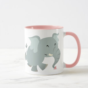 Niedlicher Cartoon Elephant Tasse