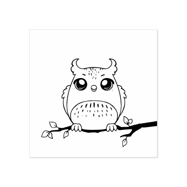Niedlicher Cartoon Eulenkautschuk Briefmarke für K Gummistempel (Prägung)