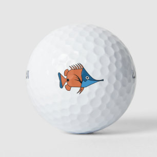 Niedlicher Cartoon Fisch Golfball