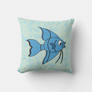 Niedlicher Cartoon Fisch Kissen