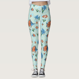 Niedlicher Cartoon Fisch Leggings