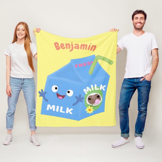 Niedlicher Cartoon Fleecedecke (Beispiel)