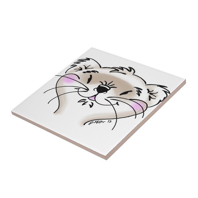 Niedlicher Cartoon Fliese (Seite)