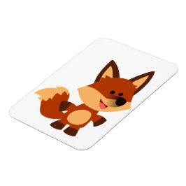Niedlicher Cartoon Fox Flexible Magnet