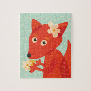 Niedlicher Cartoon Fox Girl