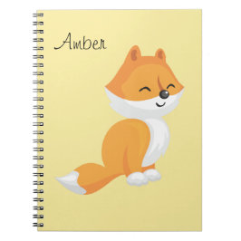 Niedlicher Cartoon Fox Notizblock