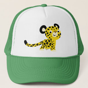 Niedlicher Cartoon Friendly Leopard Hat Truckerkappe
