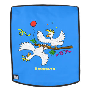 Niedlicher Cartoon für lustige Kakatovögel Rucksack