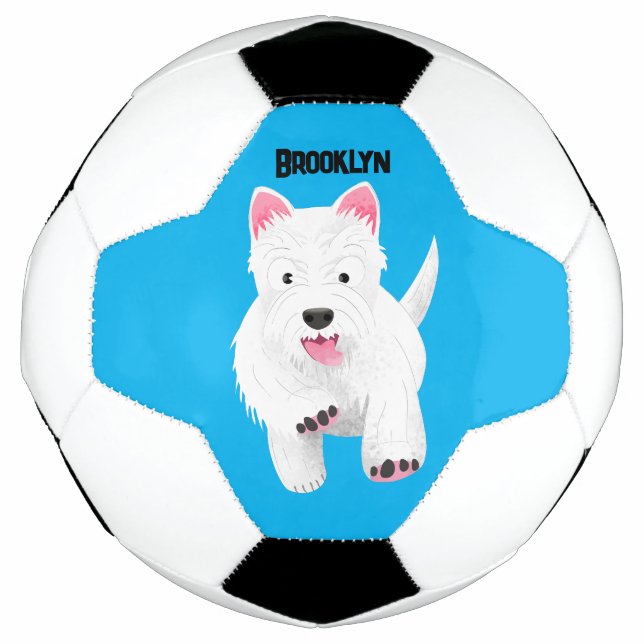 Niedlicher Cartoon Fußball (Vorderseite)