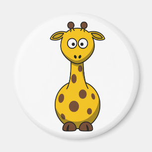 Niedlicher Cartoon Giraffe Clipart Magnet