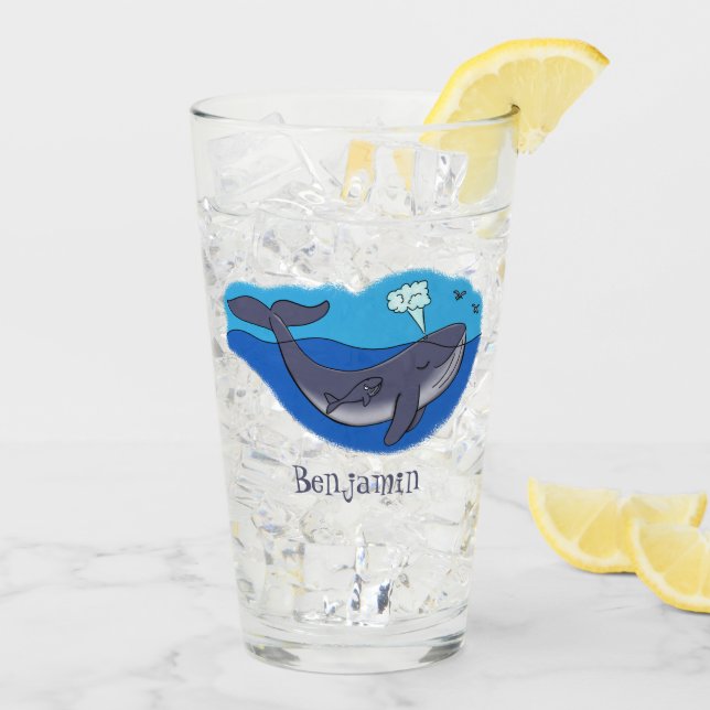 Niedlicher Cartoon Glas (Rückseite Ice)
