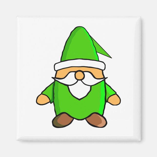 Niedlicher Cartoon Gnome Magnet (Vorne)