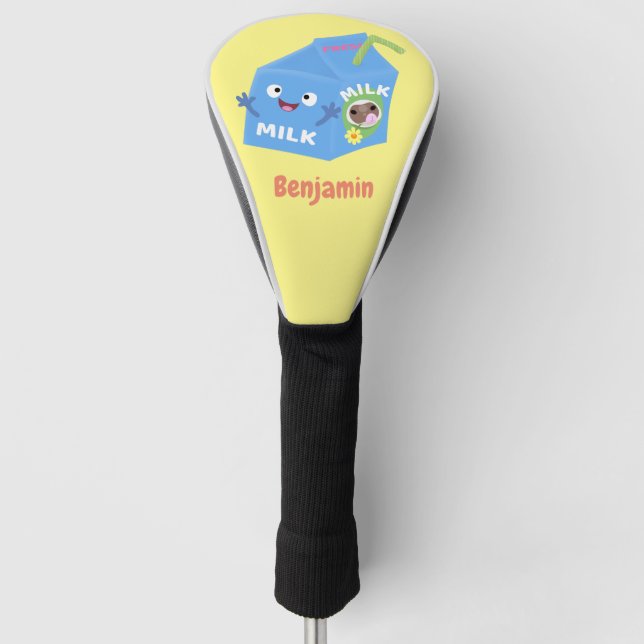 Niedlicher Cartoon Golf Headcover (Vorderseite)