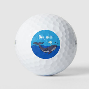 Niedlicher Cartoon Golfball