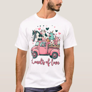 Niedlicher Cartoon Großer Valentinstag bei Nutztie T-Shirt