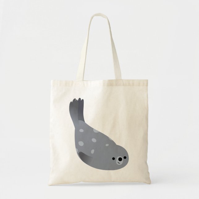 Niedlicher Cartoon Hafen Siegel Tasche (Vorne)