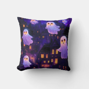 Niedlicher Cartoon Halloween Mitternachtsflieger Kissen