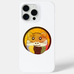Niedlicher Cartoon Hamster mit einem farbigen Scha Case-Mate iPhone Hülle